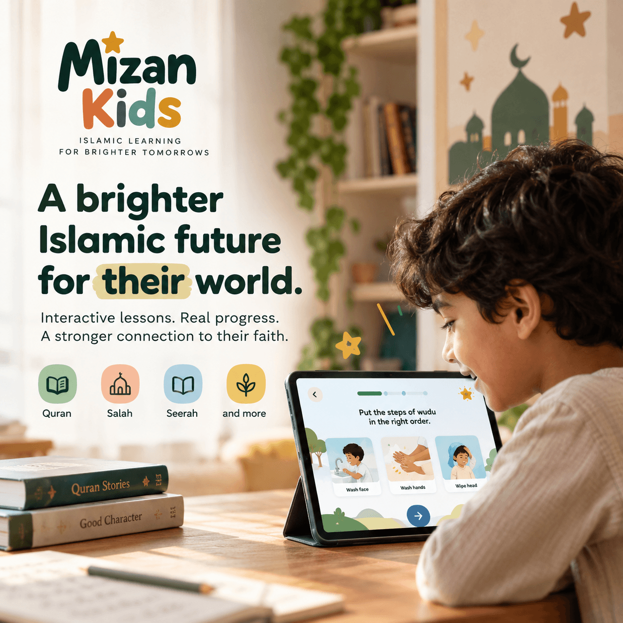 Mizan Kids learning preview